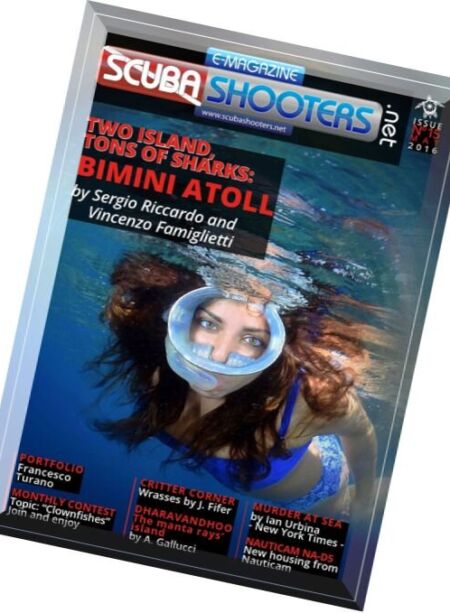 Scuba Shooters – May 2016 Cover
