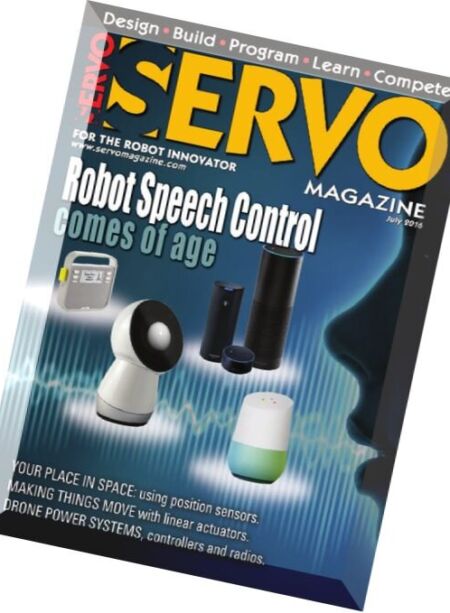Servo Magazine – July 2016 Cover