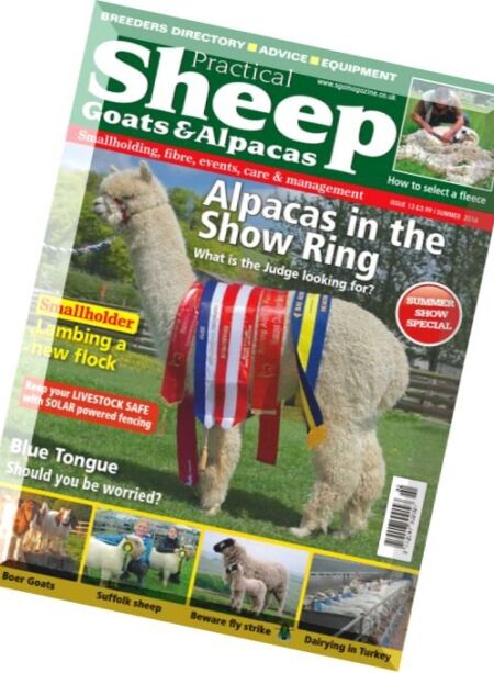 Sheep, Goats & Alpaca – Summer 2016 Cover