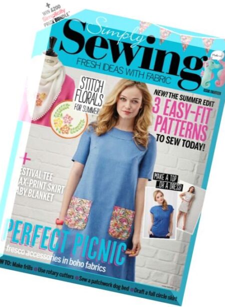 Simply Sewing – Issue 18, 2016 Cover
