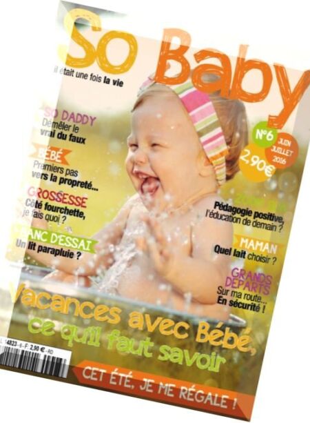 So Baby – Juin-Juillet 2016 Cover