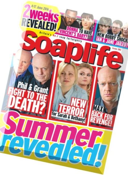 Soaplife – 4 June 2016 Cover