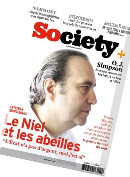 Society – 27 Mai au 9 Juin 2016 Cover