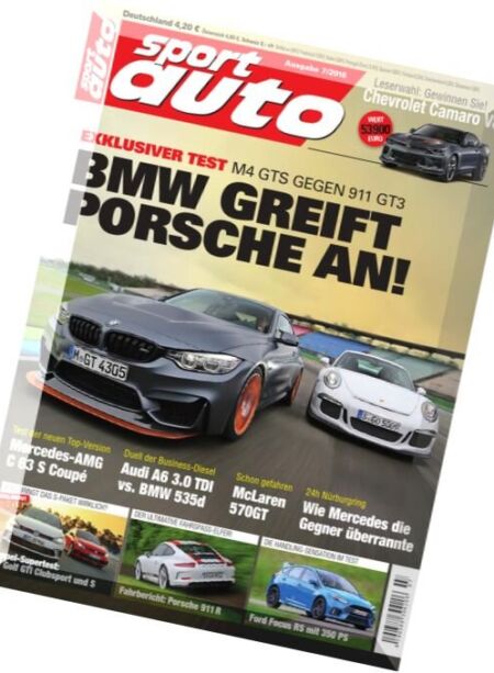 Sport Auto – Juli 2016 Cover