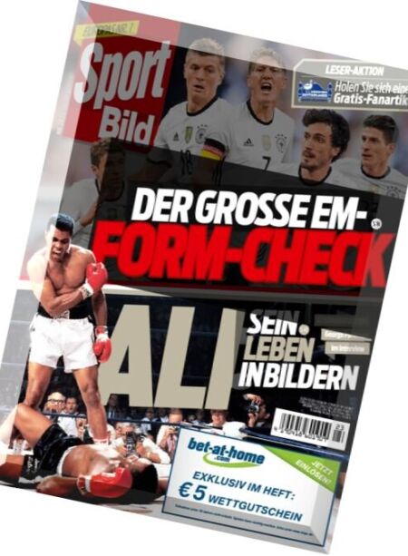 Sport Bild – 8 Juni 2016 Cover