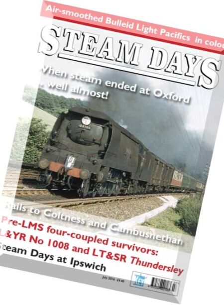Steam Days – July 2016 Cover