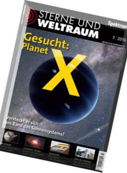 Sterne und Weltraum – Juli 2016