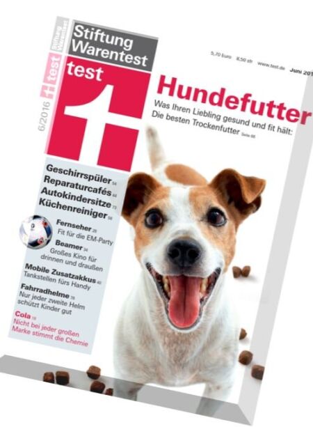 Stiftung Warentest Test – Juni 2016 Cover