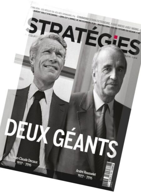 Strategies – 2 Juin 2016 Cover