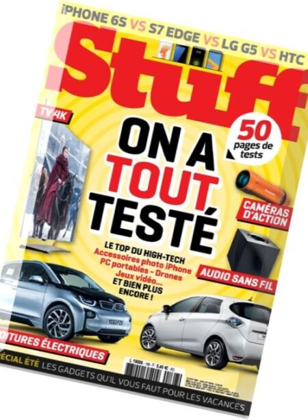 Stuff France – Juillet 2016 Cover