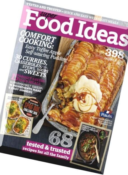 Super Food Ideas – July 2016 Cover