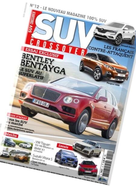 Suv Crossover – Juillet-Aout 2016 Cover