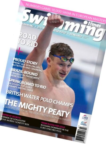 Swimming Times – July 2016 Cover