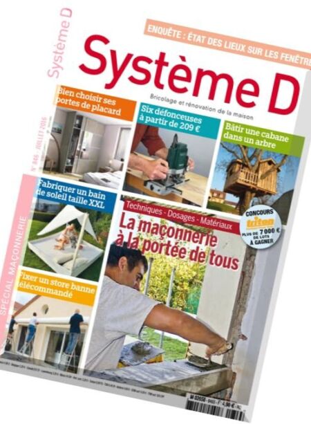 Systeme D – Juillet 2016 Cover