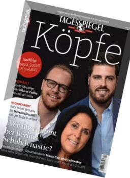 Tagesspiegel Kopfe – Juni-Juli 2016