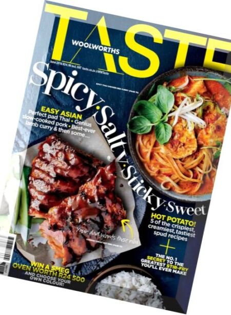 Taste South Africa – June 2016 Cover
