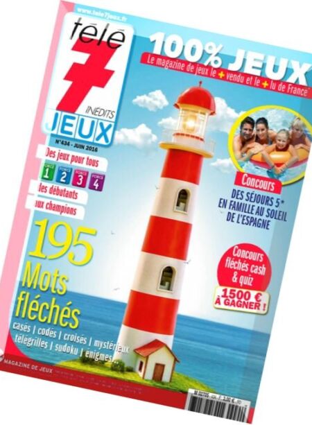 Tele 7 Jeux – Juin 2016 Cover