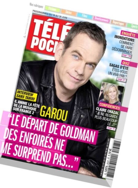 Tele Poche – 18 au 24 Juin 2016 Cover