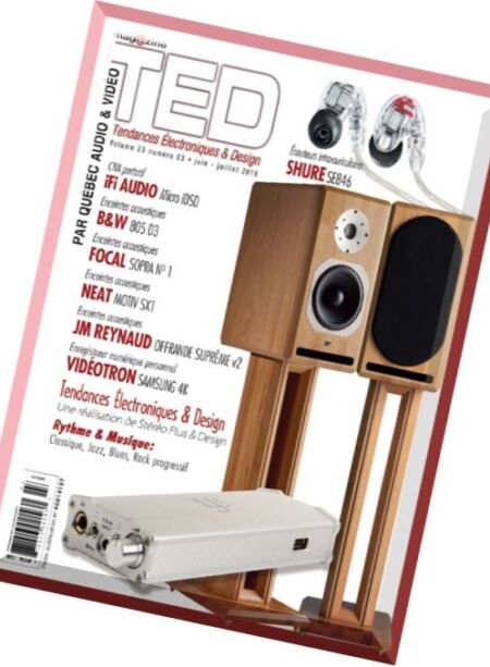 Tendances Electroniques & Design – Juin-Juillet 2016 Cover