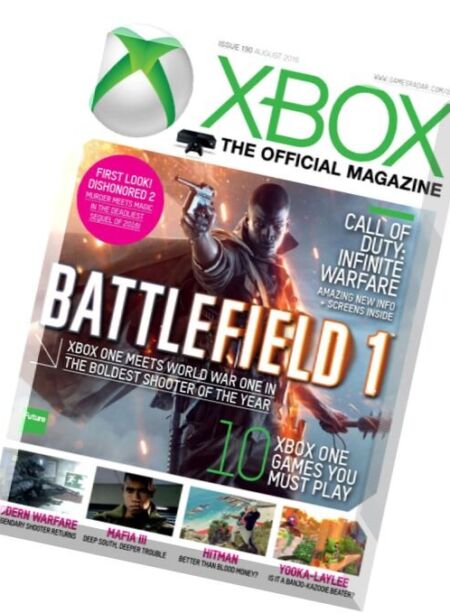 The Official Xbox Magazine USA – August 2016 Cover