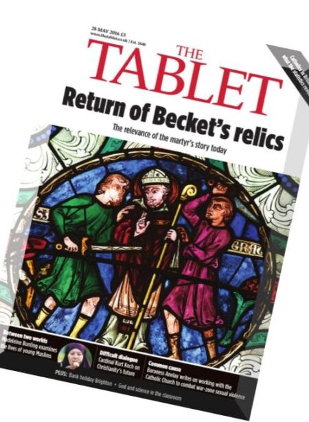 The Tablet – 28 May 2016 Cover