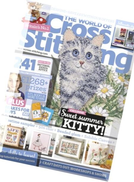 The World of Cross Stitching – July 2016 Cover