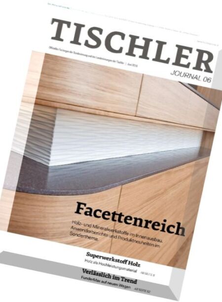 Tischler Journal – Juni 2016 Cover