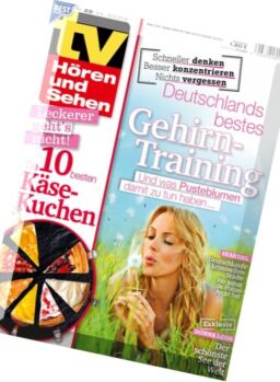TV Horen und Sehen – 4 Juni 2016