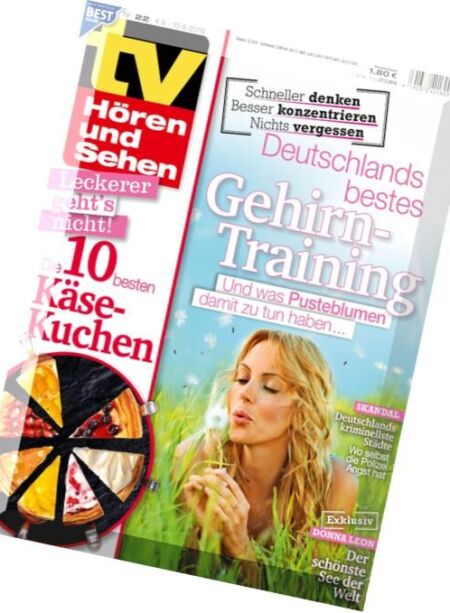 TV Horen und Sehen – 4 Juni 2016 Cover
