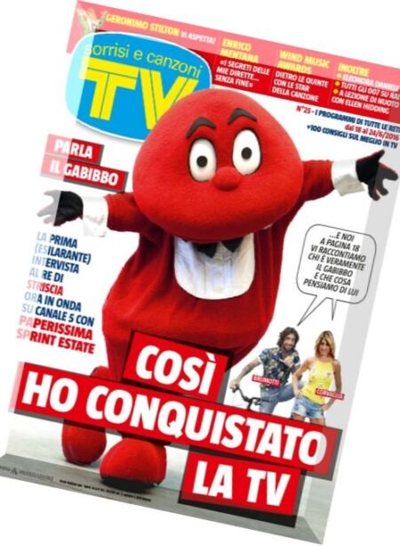TV Sorrisi e Canzoni – 18-24 Giugno 2016 Cover