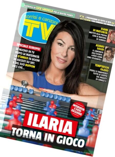TV Sorrisi e Canzoni – 25 Giugno 2016 Cover