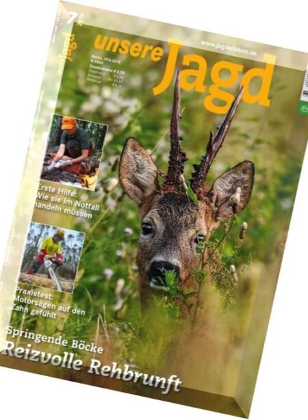Unsere Jagd – Juli 2016 Cover