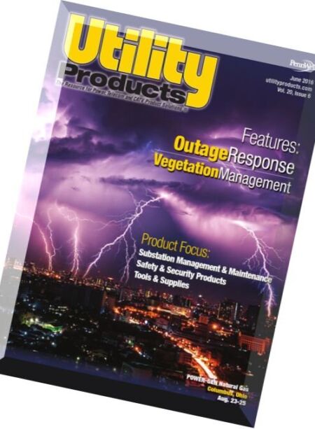 Utility Products – June 2016 Cover