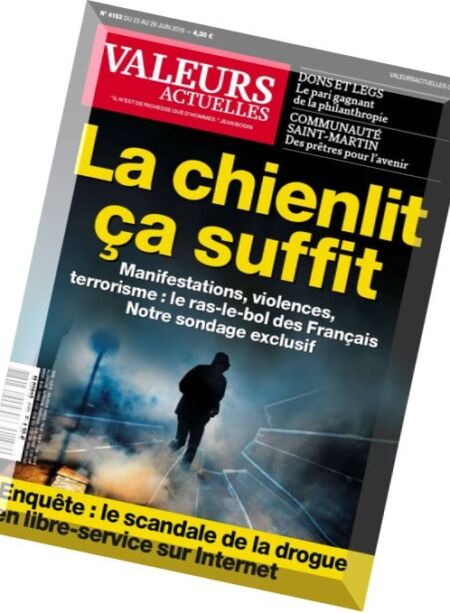 Valeurs Actuelles – 23 au 29 Juin 2016 Cover