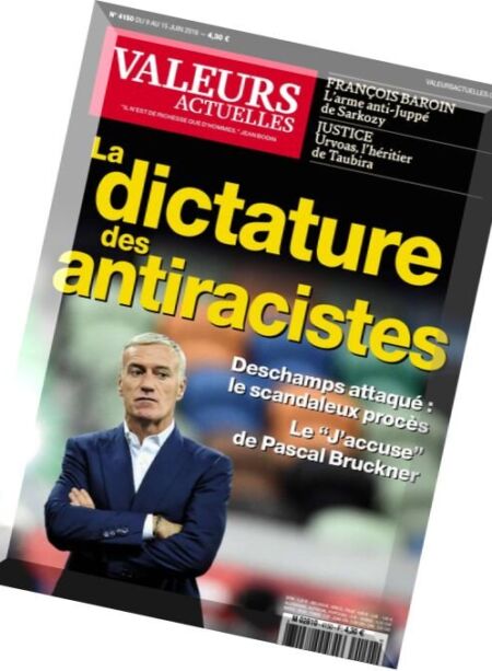 Valeurs Actuelles – 9 au 15 Juin 2016 Cover