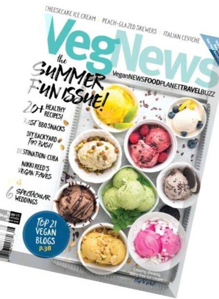 VegNews Magazine – July-August 2016 Cover