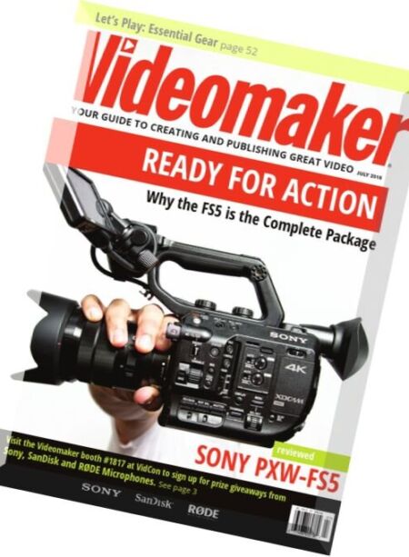 Videomaker English – July 2016 Cover