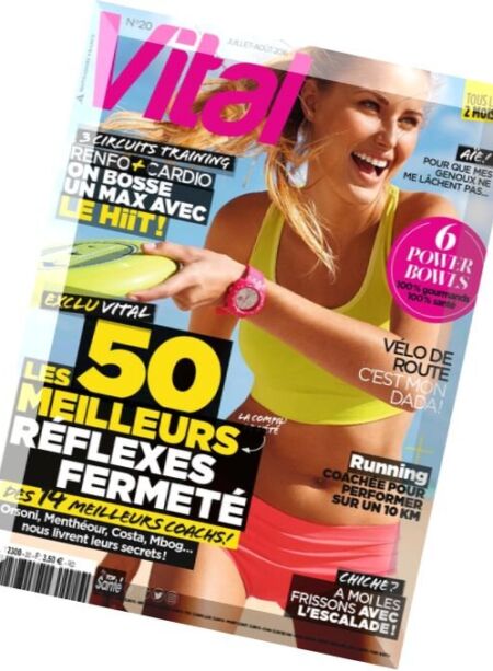Vital – Juillet-Aout 2016 Cover