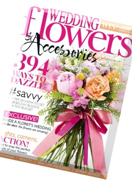 Wedding Flowers – July-August 2016 Cover