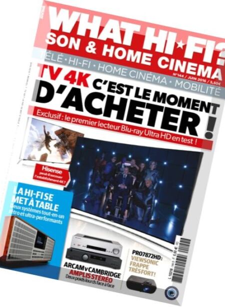 What Hi-Fi France – Juin 2016 Cover
