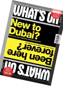 What’s On Dubai – May 2016
