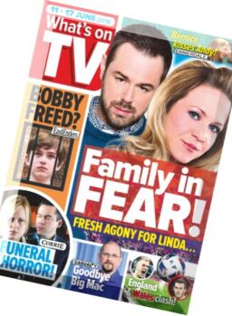 What’s on TV – 11 June 2016
