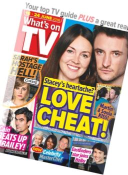 What’s on TV – 18 June 2016