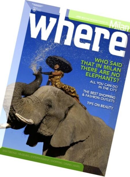 Where Milan – June 2016 Cover