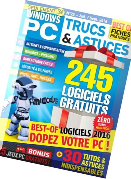 Windows PC Trucs et Astuces – Juillet-Aout-Septembre 2016 Cover