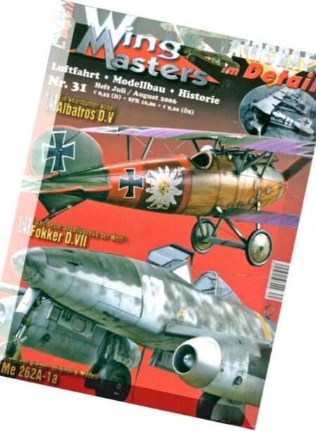 Wing Masters – 31, 2006-07-08 Cover
