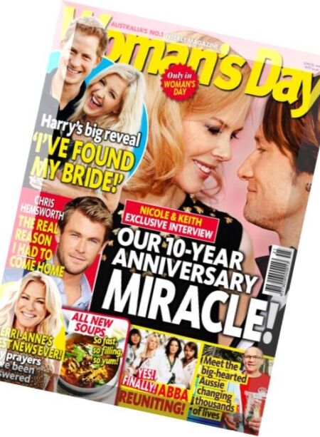 Woman’s Day – 20 June 2016 Cover