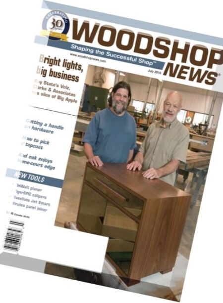 Wood Shop News – July 2016 Cover