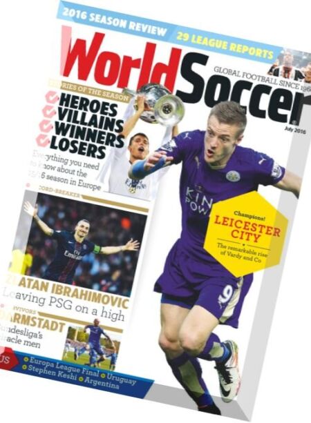 World Soccer – July 2016 Cover