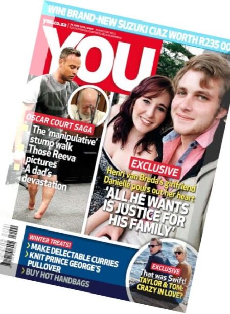 YOU South Africa – 30 June 2016 Cover